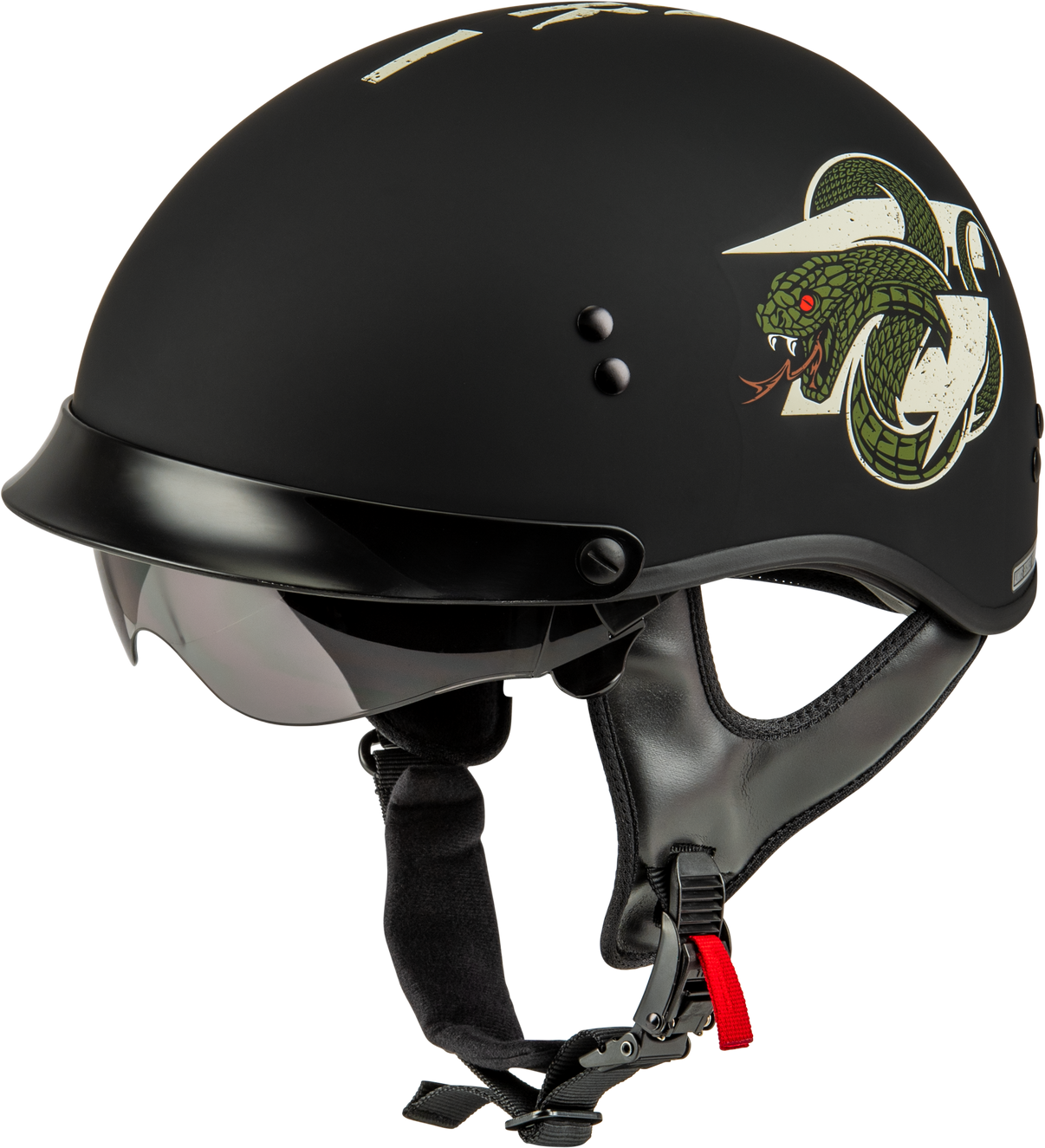 Hh 65 Drk1 Helmet W/ Peak Matte Black/Bone Xl
