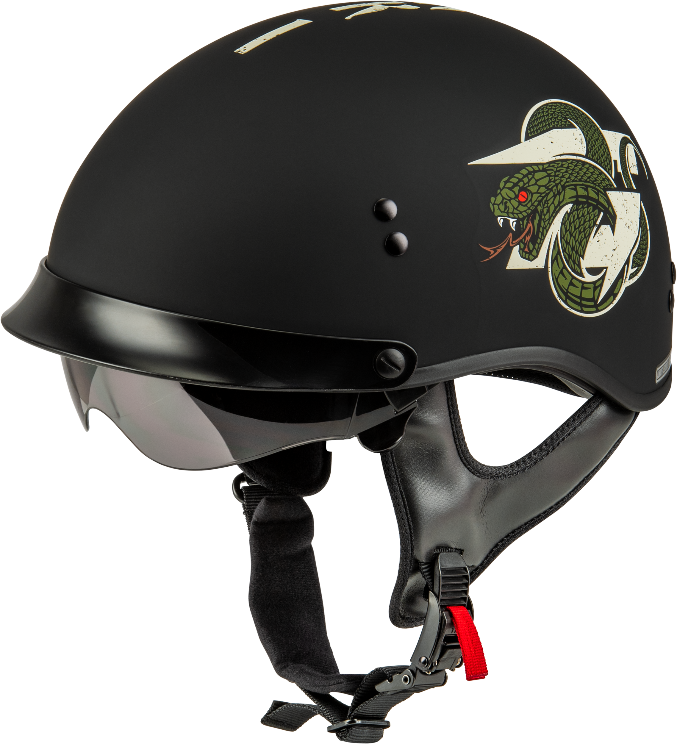 Hh 65 Drk1 Helmet W/ Peak Matte Black/Bone Xl