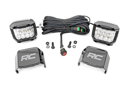 3 Inch Chrome Series LED Lights | Wide Angle Osram | Pair | 70904