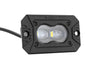 Rough Country | 3x1.75 Inch Black Series LED Slim Aux | SAE Fog | Flush Mount | Pair | 70908