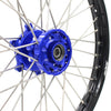 KKE 21 & 18 Enduro Wheels Rims Set for Yamaha WR250R 2008-2020 Blue&Black