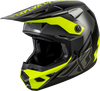 Kinetic Crest Helmet Grey/Black/Hi Vis Md
