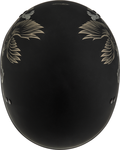 Hh 65 Corvus Helmet Matte Black/Tan Xs