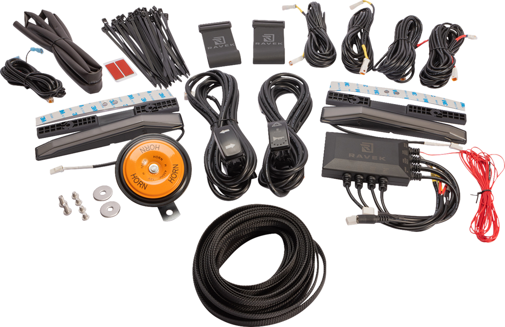 RAVEK Turn Signal Kit - Amber - White Running Lights