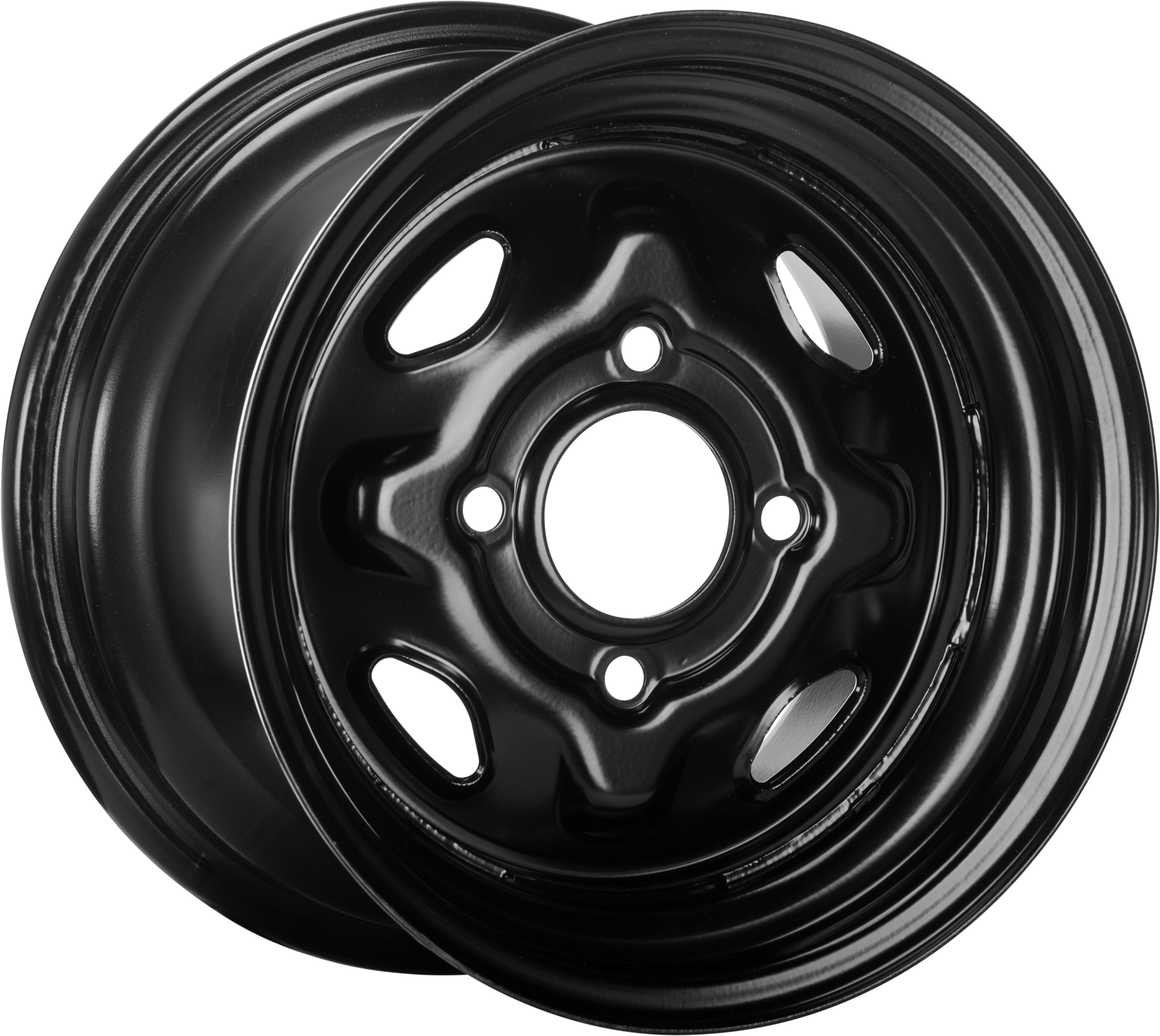 Sedona Steel 12x7 4/110 2+5 Blk Rear
