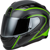 Ff 98 Aftershock Helmet Grey/Neon Green 3x