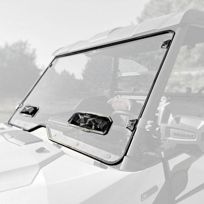 Seizmik 24+Kawasaki Ridge Ranch Tool Less Windshield - UV