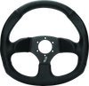 DragonFire Racing Steering Wheels - D-Shaped- Vinyl- Iron Series- 0in offset