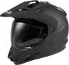 Gm 11 Dual Sport Helmet Matte Black  Lg