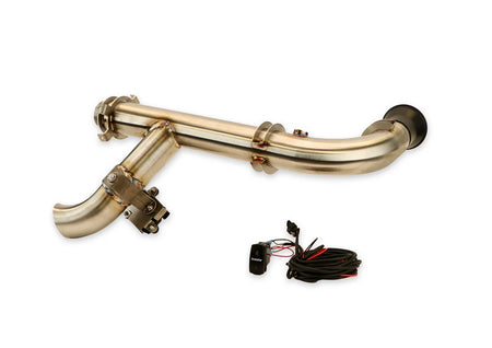 TR-4180HP SIDE PIECE HEADER PIPE WITH ELECTRONIC CUTOUT - CAN-AM MAVERICK X3
