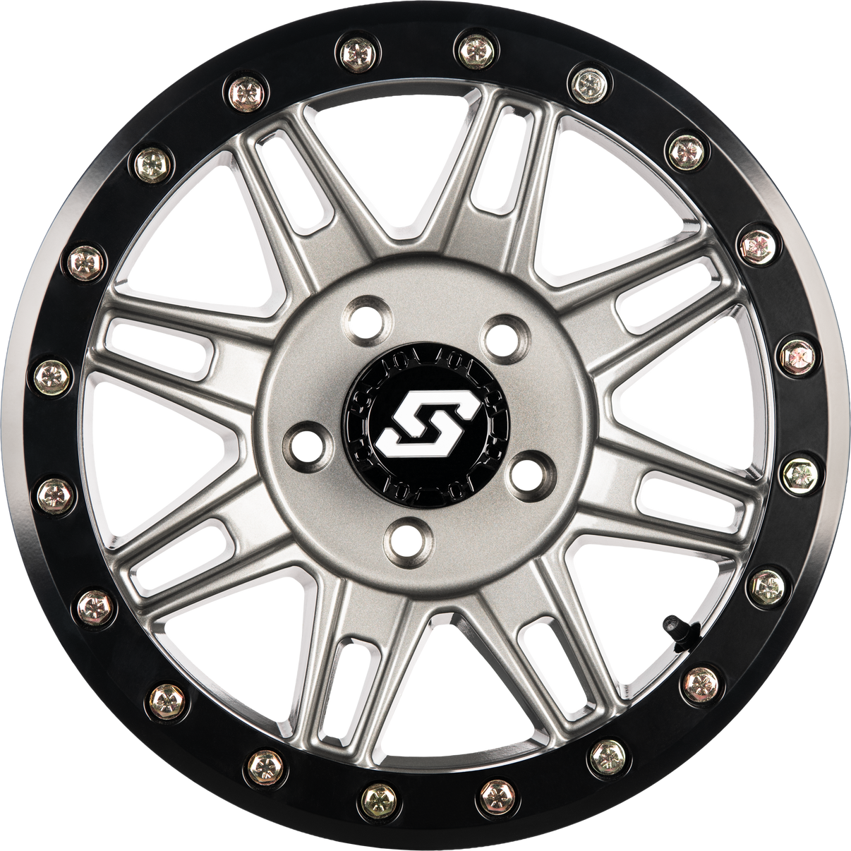 Clutch Bdlk Wheel 15x7 5/4.5 +25mm Gunmetal/Blk