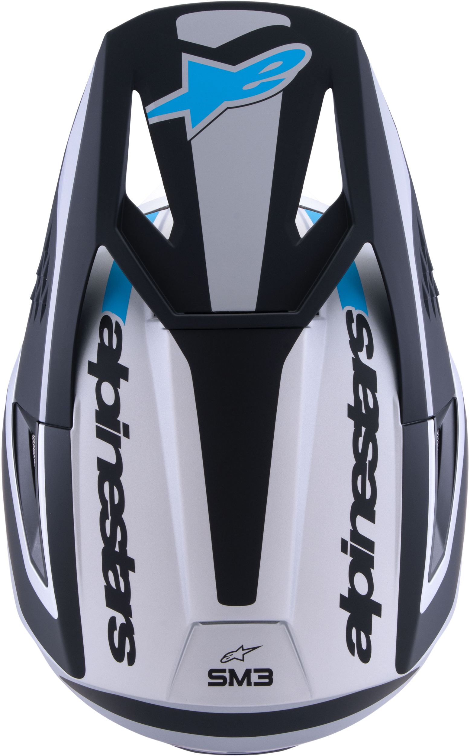 Sm3 Heat Helmet Silver/Blue/Black Matt Lg
