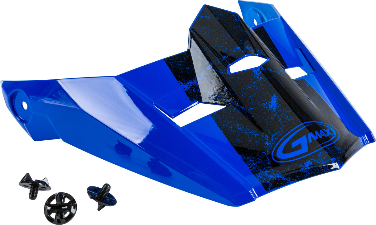 Visor W/Screws Dominant Mx 46 Blue/Black/White Xs Sm