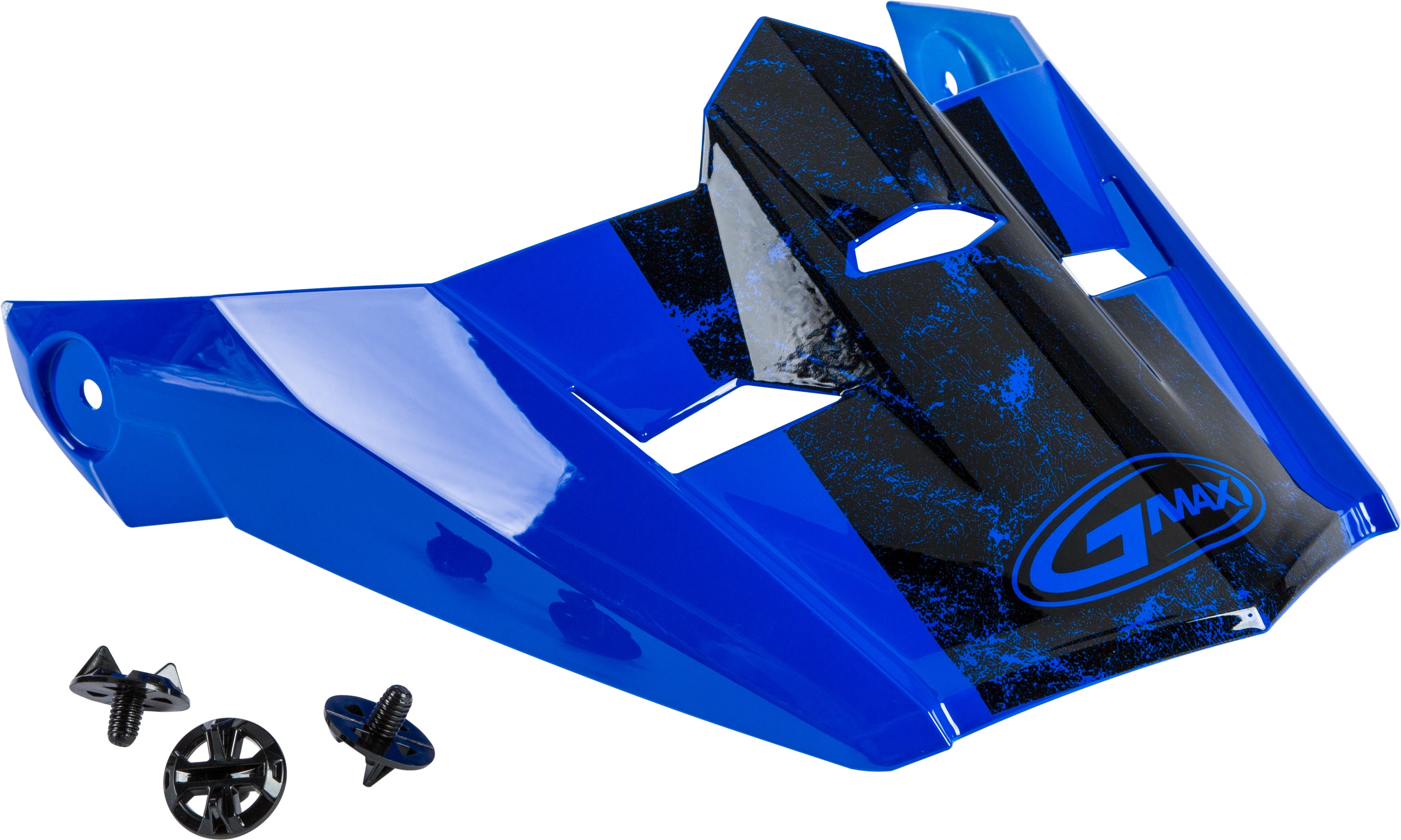 Visor W/Screws Dominant Mx 46 Blue/Black/White Xs Sm