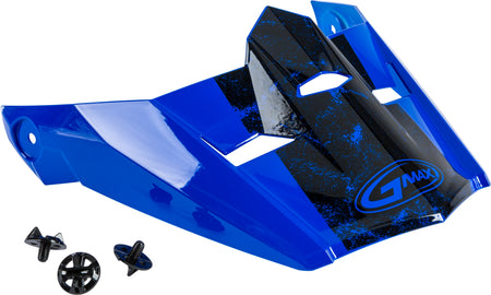 Visor W/Screws Dominant Mx 46 Blue/Black/White Xs Sm