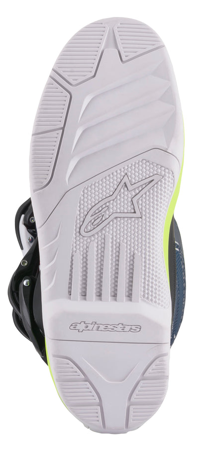 Alpinestars Tech 3s Youth Boots Black/Dark Blue/Pink Fluo Size 08