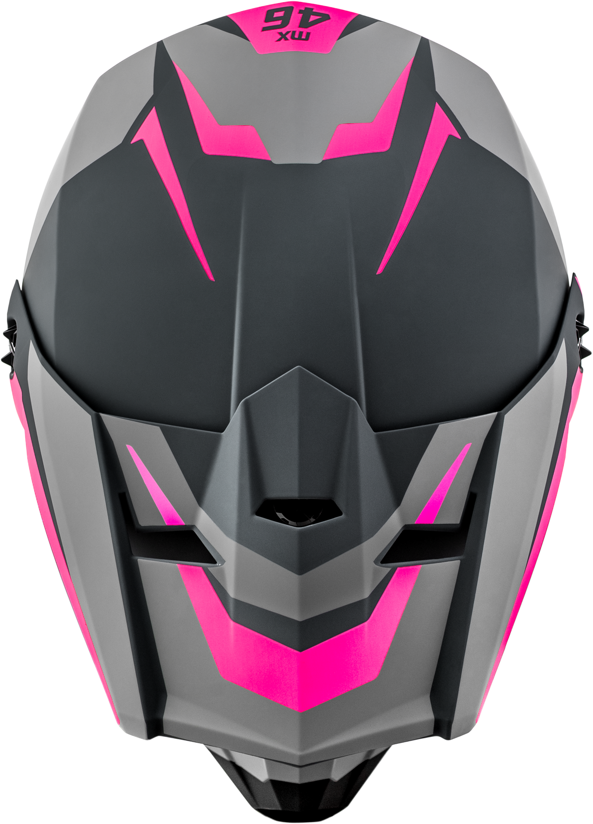 Mx 46 Cyclus Hemet Matte Grey/Pink Lg
