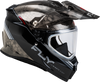 Trekker Cw Conceal Helmet Dual Shld Black/Grey/White Md