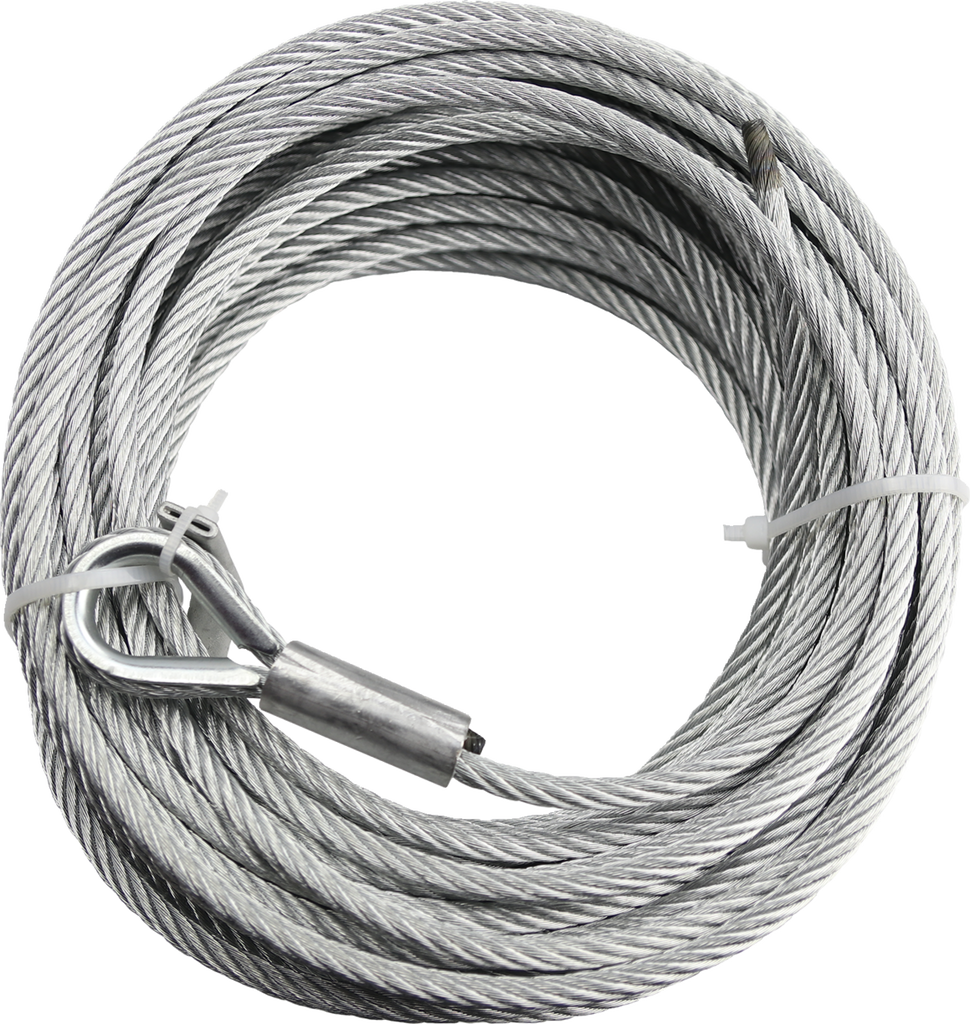 KFI PRODUCTS Wide Winch Cable - 15/64" x 52' - UTV UTV-CBL-4KW