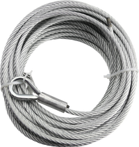KFI PRODUCTS Wide Winch Cable - 15/64" x 52' - UTV UTV-CBL-4KW