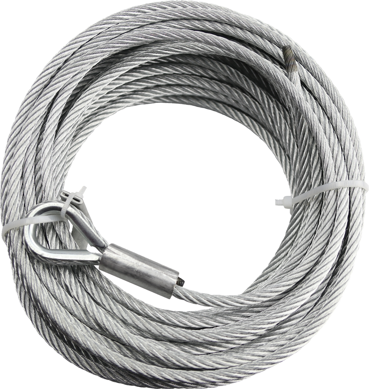 KFI PRODUCTS Wide Winch Cable - 15/64" x 52' - UTV UTV-CBL-4KW