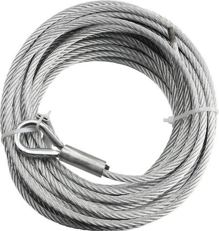 KFI PRODUCTS Wide Winch Cable - 15/64" x 52' - UTV UTV-CBL-4KW