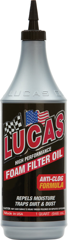 LUCAS Foam Filter Oil - Part Number 10798 for Enhanced Airflow