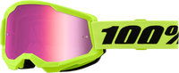 Strata 2 Junior Goggle Neon Yellow Mirror Pink Lens