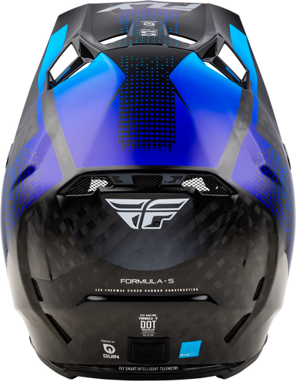 Yth Formula S Carbon Protocol Helmet Black Carbon/Blue Yl