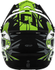 Youth Mx 46y Unstable Helmet Matte Black/Green Ys