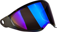 Trekker Helmet Face Shield Blue Iridium