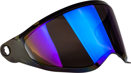 Trekker Helmet Face Shield Blue Iridium