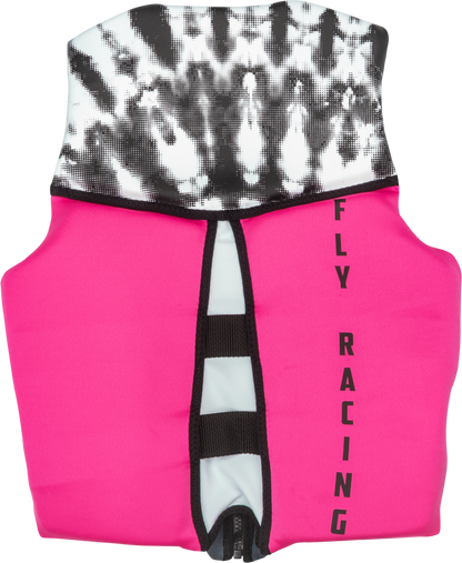Wmn's Neoprene Flotation Vest Neon Pink/White/Black Sm