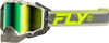 Zone Snow Goggle Gry/Hi Vis W/Green Mirror/Yellow Lens