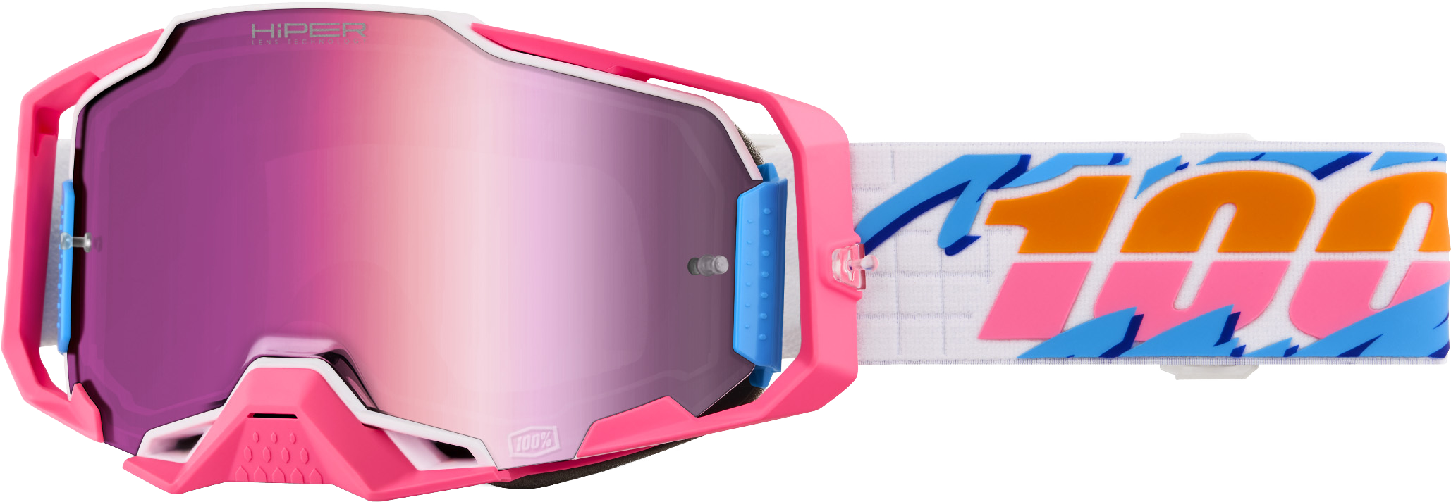 Armega Hiper Goggle Lefreak Hiper Pink Mirror Lens
