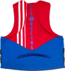 Neoprene Flotation Vest Red/White/Blue Lg