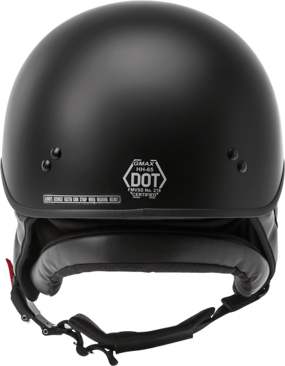Hh 65 Half Helmet Full Dressed Matte Black 2x