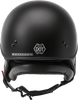 Hh 65 Half Helmet Full Dressed Matte Black Xs