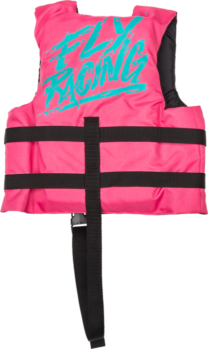 Child Flotation Vest Neon Pink/Teal