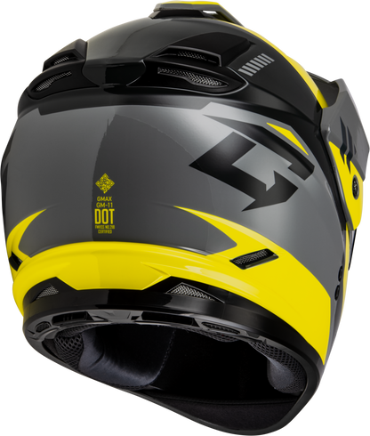 Gm 11s Ronin Snow Helmet Yellow/Silver/Grey Xs