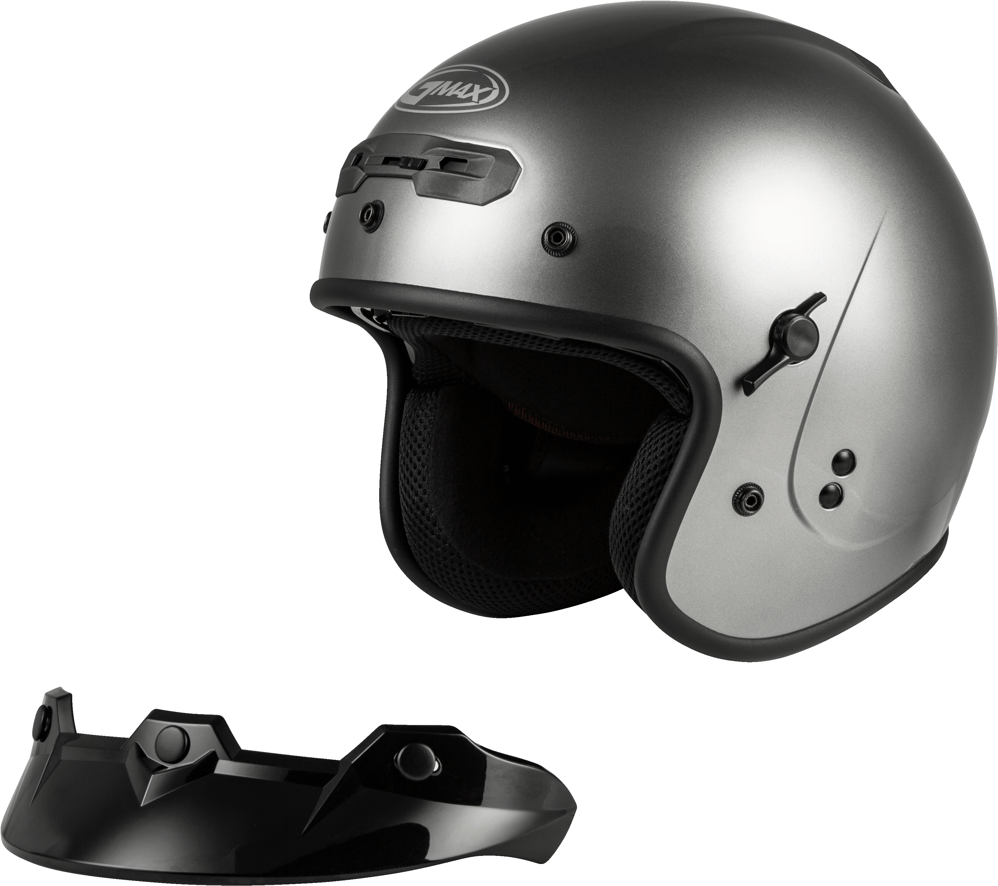 Gm 32 Open Face Helmet Titanium Xl