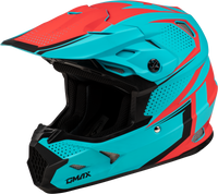 Mx 96 502 Helmet Matte Blue/Red  Md