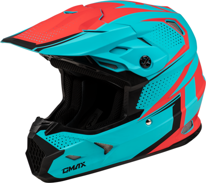 Mx 96 502 Helmet Matte Blue/Red  Xs