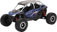 NEW RAY TOYS Polaris RZR Pro R4 Rock Crawler - 1:18 Scale - Azure Crystal 58466A