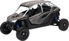NEW RAY TOYS Polaris RZR Pro R4 - 1:18 Scale - Matte Heavy Metal 58453A