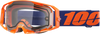Armatic  Enduro Moto Goggle Neon Orange Clear