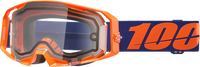 Armatic  Enduro Moto Goggle Neon Orange Clear