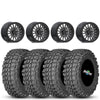 Valor V06 Beadlock 15x8 Brushed Gunmetal 6+2 on Gladiator X Comp 10 Ply 32x10-15