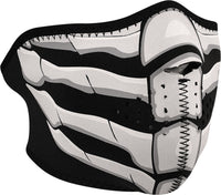 Half Face Mask Glow In Dark Bone Breath