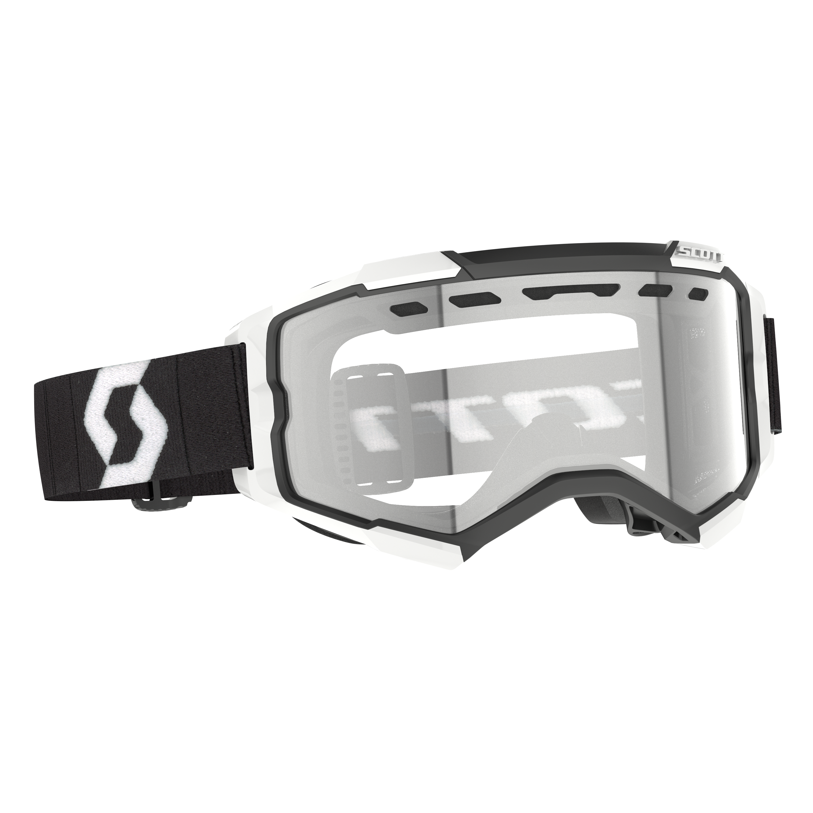 Fury Enduro Goggle Blk/Wht Clear Wrk
